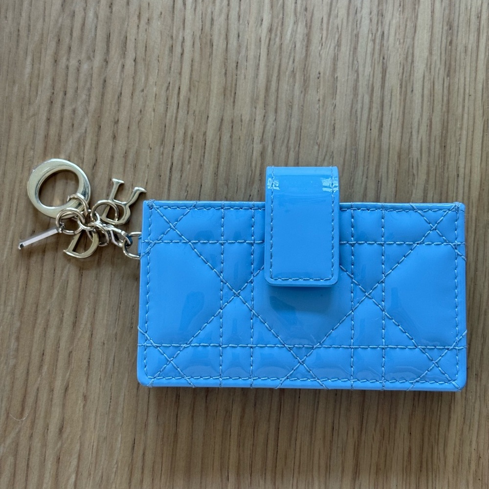 100% AUTHENTIC DIOR LADY DIOR JASMINE CARD HOLDER